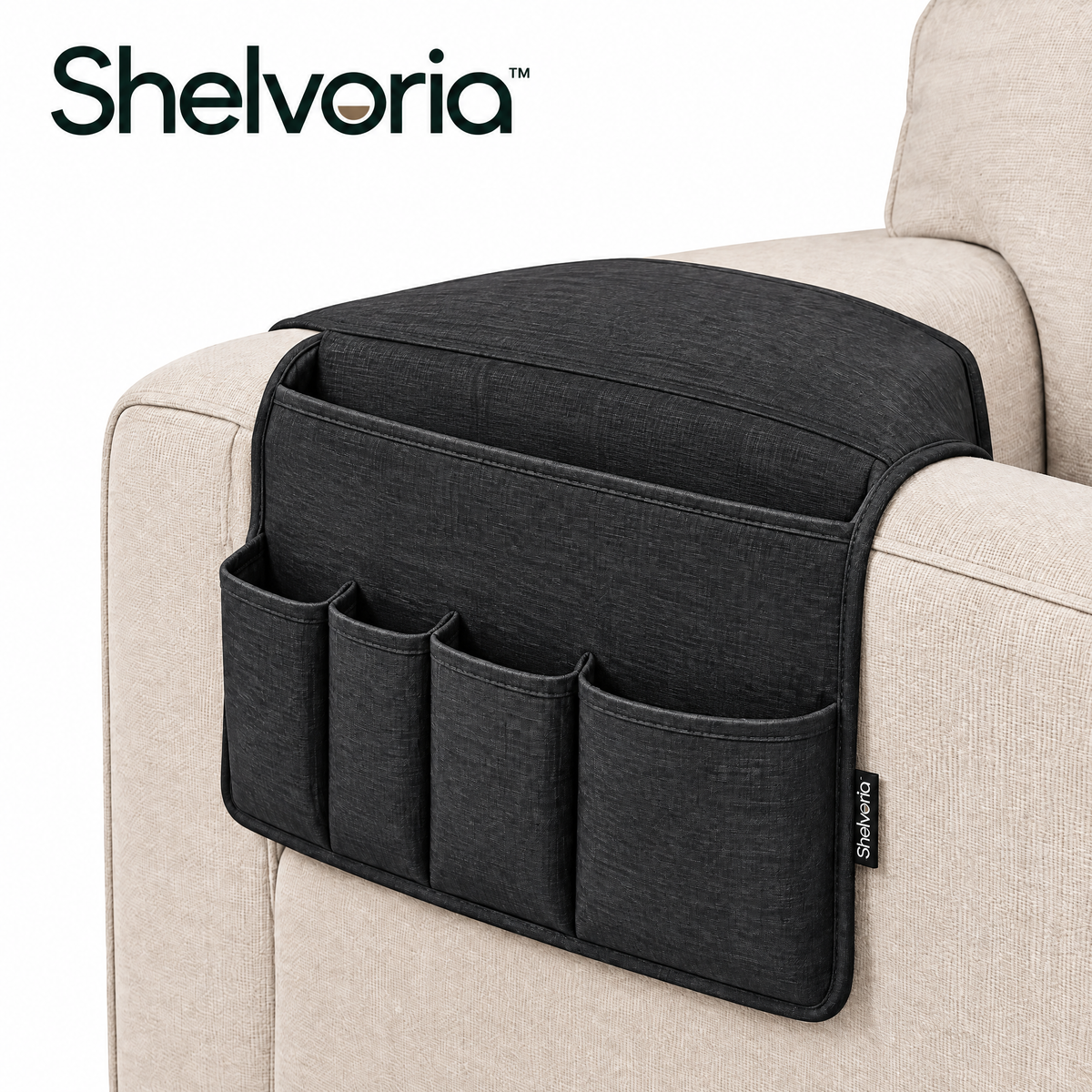 Shelvoria™ Sofa Armrest Organizer