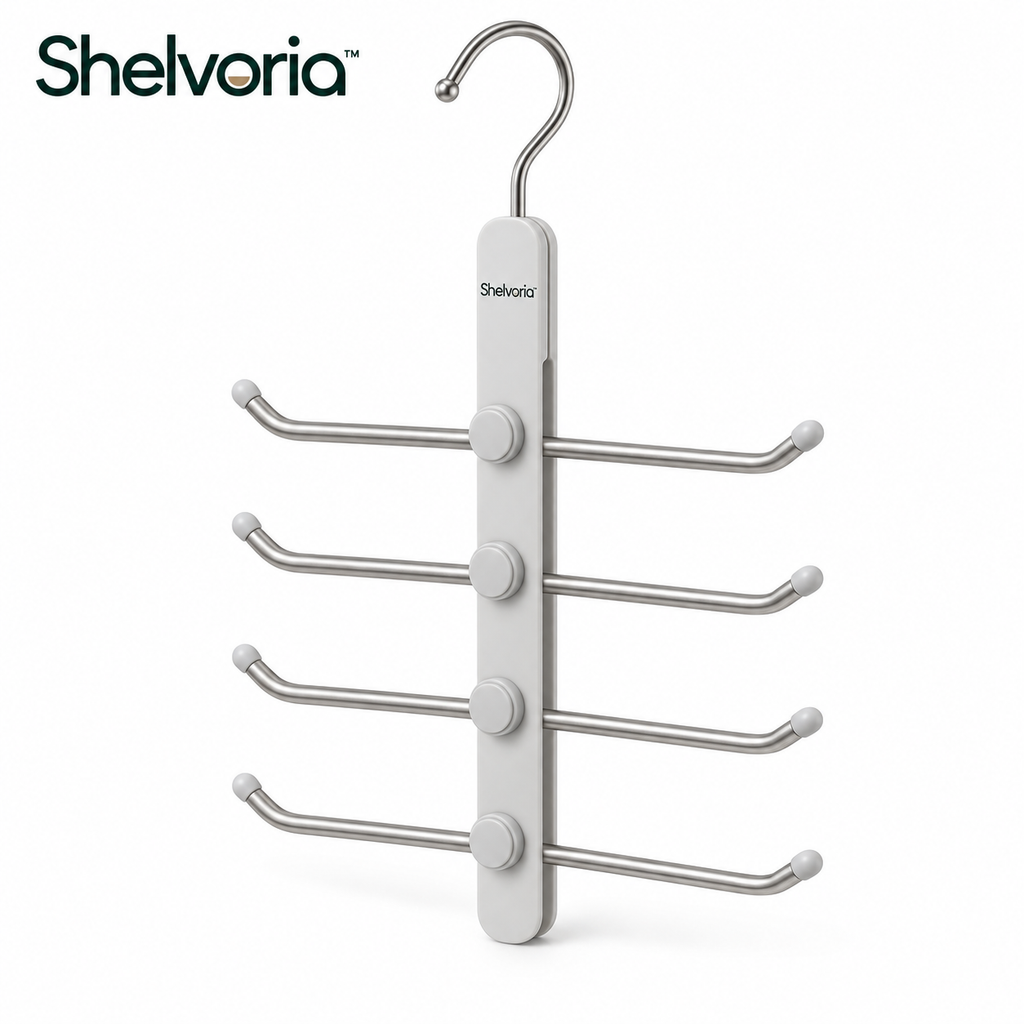 Shelvoria™ Multi-Tier Space-Saving Hanger