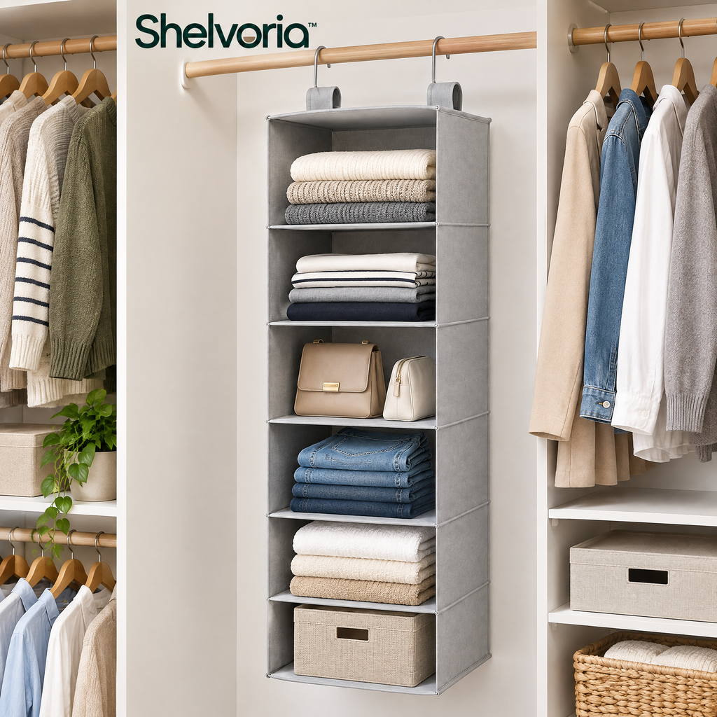 Shelvoria™ Closet Shelf Dividers