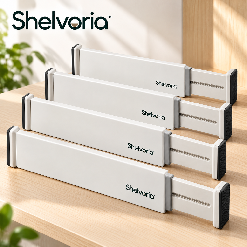 Shelvoria™ Adjustable Drawer Dividers