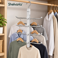 Shelvoria™ Multi-Tier Space-Saving Hanger