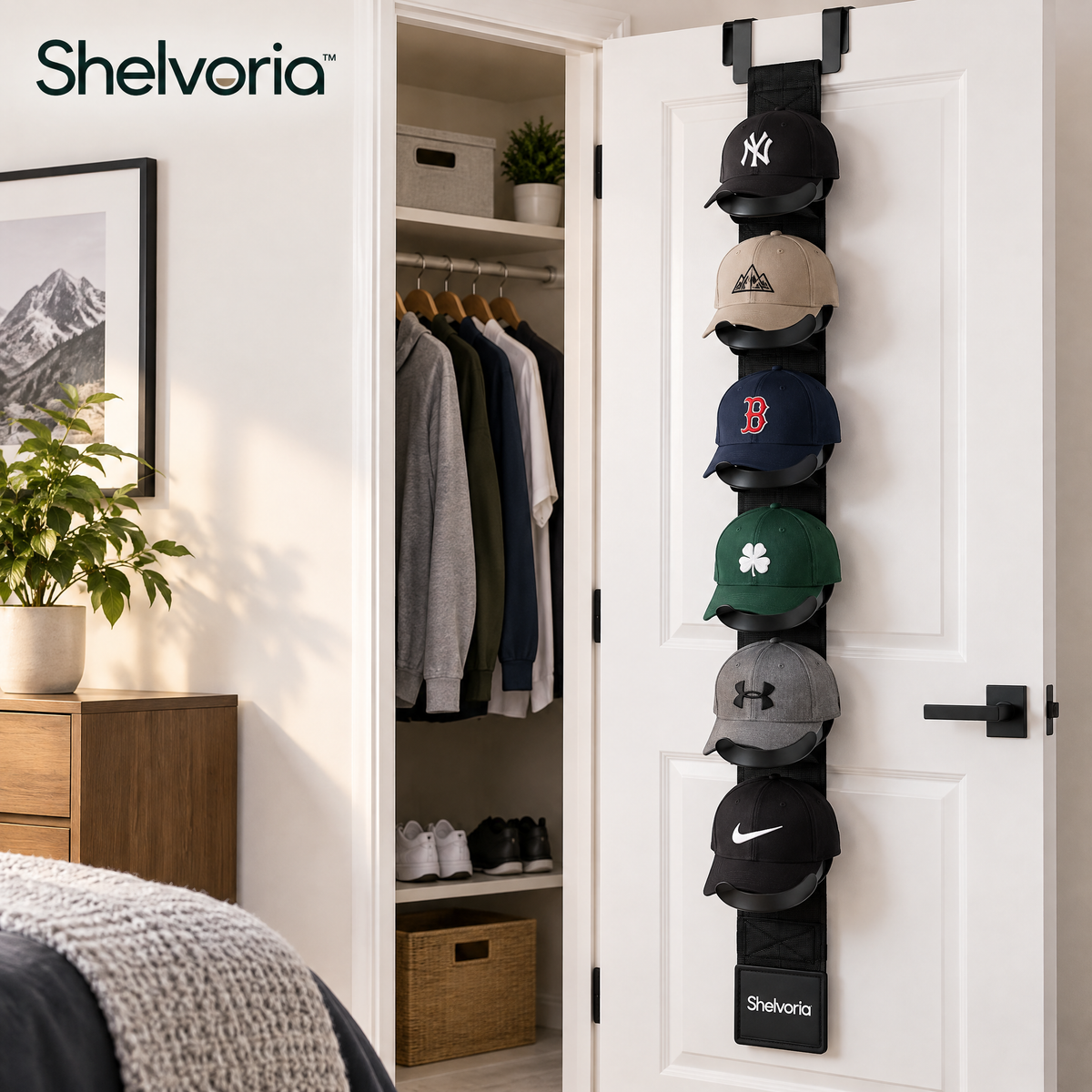 Shelvoria™ Multi-Pocket Over-the-Door Organizer