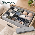 Shelvoria™ Foldable Underwear & Sock Organizer
